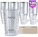 Disposable Epoxy Resin Mixing Cups (100-Pack) Clear Plastic 10-Ounce for Measuring Paint Epoxy Resin Art Supplies - Graduated Measurements in ML and OZ