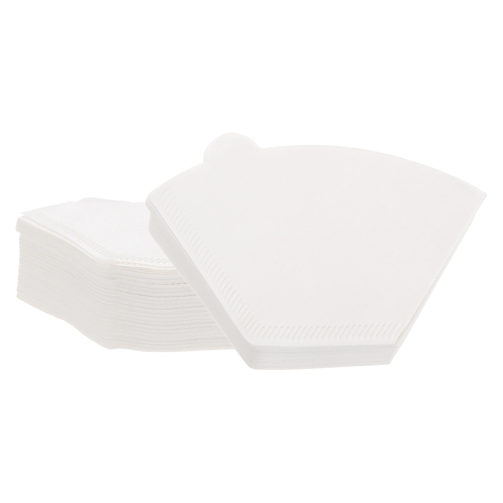uxcell 200 Count 4 Cone Coffee Filters, Size 101 Disposable Paper Percolator Coffee Filters Natural Unbleached Wood Fiber,Suitable for Pour Over Coffee Filter Drip Coffee Maker White