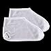 Hotop 2 Pairs Moisturizing Socks Foot Spa Socks Moisture Enhancing Socks Cosmetic Socks for Dry Hard Cracked Skin, White