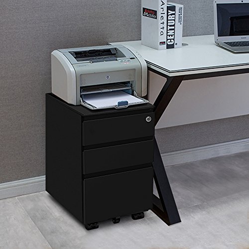 Stockpile 3-Drawer File Cabinet (White)