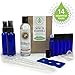 Essenzia Essential Oil Tools & Accessories - Aromatherapy Carrier Oil Kit: 4oz MCT Coconut Oil, Essential Oil Tool, Glass 10ml Roller Bottles & Glass 2oz Spray Bottles, Pipettes, Mini Funnel