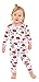 Sesame Street Girls' Toddler 4-Piece Cotton Pajama Set, Sesame-Elmo Glam, 3T