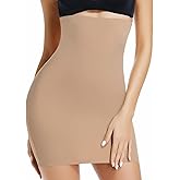 JOYSHAPER High Waist Half Slips for Women Under Dresses Tummy Control Shapewear Slip Slimming Body Shaper