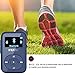 DeeFec Portable Clip Sport Bluetooth MP3 Player 8GB Lossless Sound Music Player with FM Radio Voice Recorder Supports Micro SD Card up to 64GB + Free Sport Armband (Black)