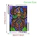 BENBO Full Drill 5D Diamond Embroidery Painting Kit for Adults, 15.8x11.8In DIY Diamond Paint by Numbers Mosaic Cross Stitch Rhinestone Embroidery Arts Craft for Home Decor (African Girl)