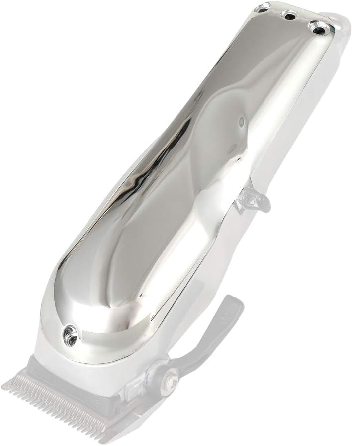 DIY Top Housing, Chorme Top Cover for Wahl 5-Star Series Magic Clipper Cordless #8148, Super Taper Cordless, Designer Cordless #8591 Chrome)