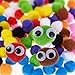 AwenSun 400 Pcs Crafting Kit including 200 Pipe Cleaners, 100 Pom Poms, 100 Wiggle Eyes , For Children DIY Handmade Education Toy , Creativity Developing Kids DIY Toys Party