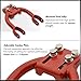 AJP Distributors 2PCS Suspension Front Upper Adjustable Tubular Steel Control Arm Camber Kit Red Compatible/Replacement For Civic Del Sol/Integra 1992 1993 1994 1995 1996 1997 1998 1999 2000 2001
