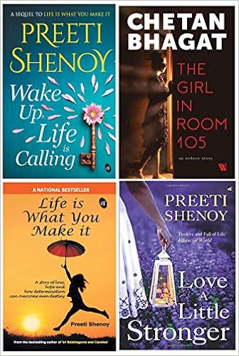 Buy Wake Up Life Is Calling Love A Little Stronger Life Is What You Make It The Girl In Room 105 Set Of 4 Books Book Online At Low amazon in