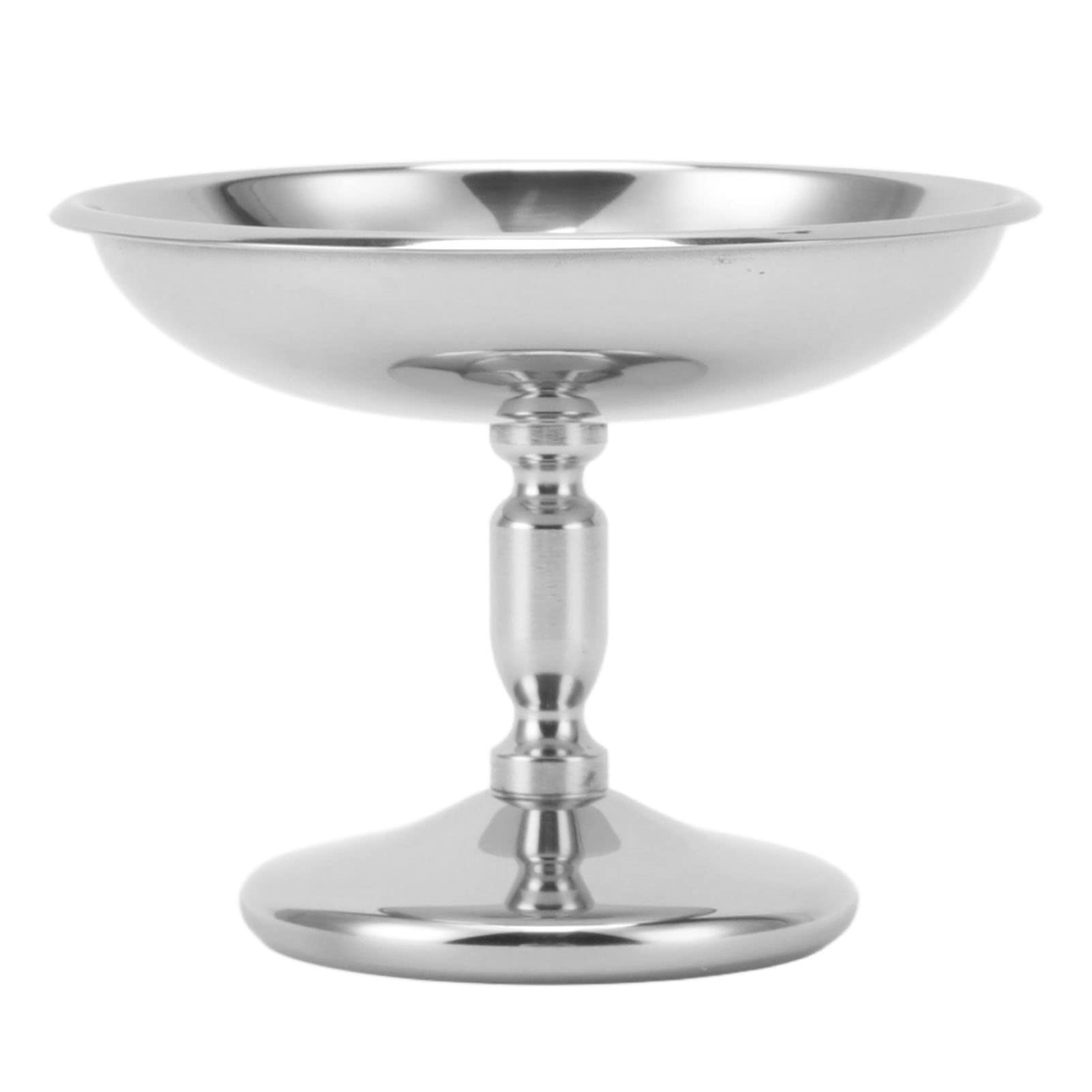Ice Cream Bowl, Stainless Steel Dessert Bowl with Base, Diameter 10 Cm, Sorbet Bowl, Ice Cream Bowl, Cocktail Glasses, Ice Cream Sundae Dessert Glasses for Ice Cream, Dessert,