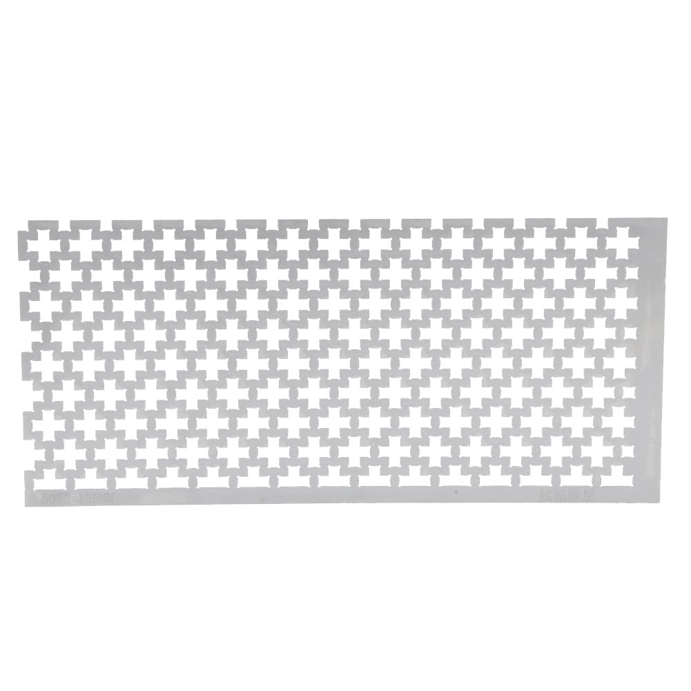 Yosoo Health Gear Diamond Art Ruler Stainless Steel, Point Drill Tool for Rhinestone Art, DIY Alignment Tool for Canvas Craft Projects