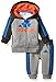 adidas Baby' Zip Hoodie and Pant Set, Black Heather, 24 Months