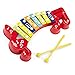 infunbebe 8 Keys Xylophone for Kids Musical Instrument with 2 Xylophone Mallets and Colorful Keys, Early Musical Development Xylophone Baby Toy for Toddlers