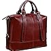 YALUXE Women's Vintage Style Genuine Leather Top Handle Cross Body Shoulder Bag