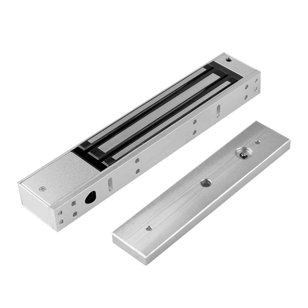 YAVIS Waterproof Electric Magnetic Lock 600Lbs DC 12V for Door Access Control System - Fail-Safe Electromagnet Lock, Indoor & Outdoor