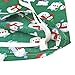 Snowmen on Green Reusable Fabric Gift Bag for Christmas (Large 20 Inches Wide by 27 Inches High)