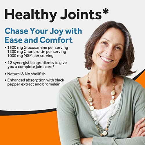 Doctor's Recipes Glucosamine Chondroitin MSM Turmeric Quercetin, Joint