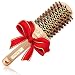 Blow Dry Round Hair Brush with Natural Boar Bristles for Blow-drying | Straightening - Best Roller Brush for Long hair or Want Straight | Wavy Smooth Hair (2")