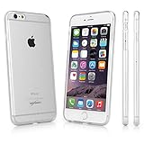 iPhone 6s Plus Case, BoxWave [Almost Nothing] Slim Hybrid Hard Clear Case with TPU Bumper Rim for iPhone 6 Plus/ 6s Plus (Crystal Clear)