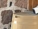 RTS Home Accents 50-Gallon Rain Water Collection Barrel with Brass Spigot, Oak Color