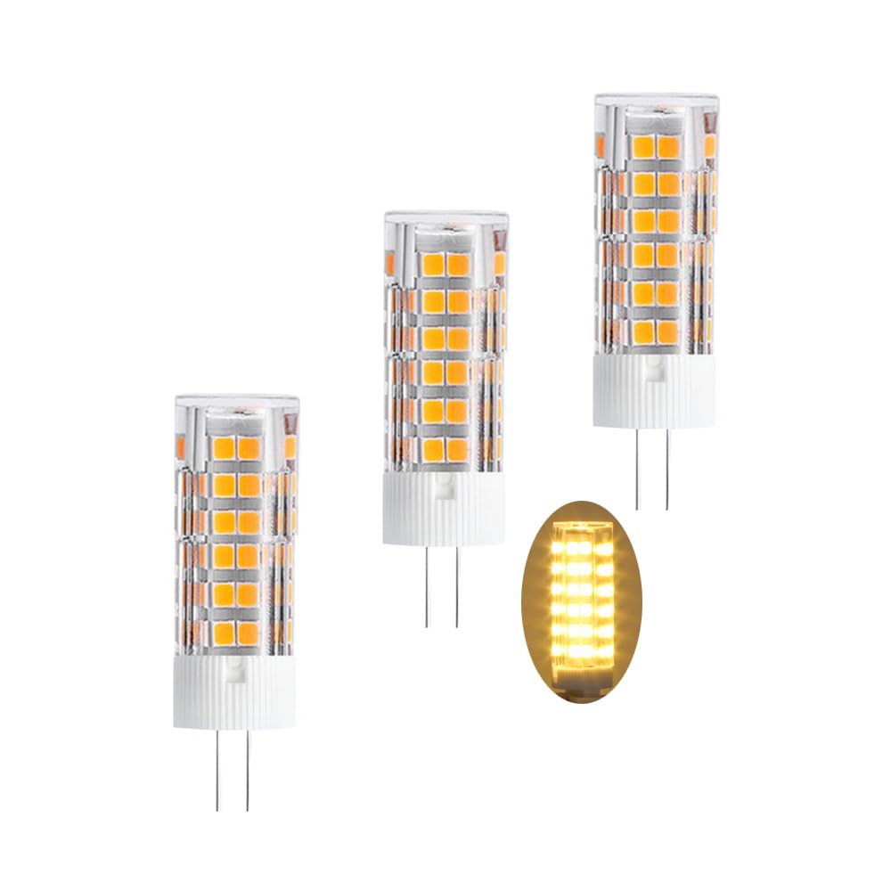BAISHICHENG G4 LED Corn Bulbs 7W(Equivalent to 70W Halogen) Warm White 3000k Non-Dimmable LED Lamp 360° Beam Angle,3 Packs Energy-Saving LED Lighting Bulb
