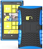 For NOKIA Lumia 920 Case,leasun Heavy Duty Armor Case Cover with Built-in Kickstand for Nokia Lumia 920 (At&t, T-mobile, Sprint, Verizon) -Blue