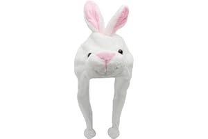 Veryrich Plush Hats, Super Soft Warm Hat Funny Animal Hats, Cozy Winter Hat Novelty Party Cap for Kids Girls Boys - One Size