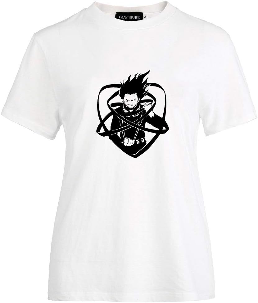 Peoria My Hero Academia T-Shirt, Japanese Anime Short-Sleeve Crewneck T-Shirts for Girls and Women