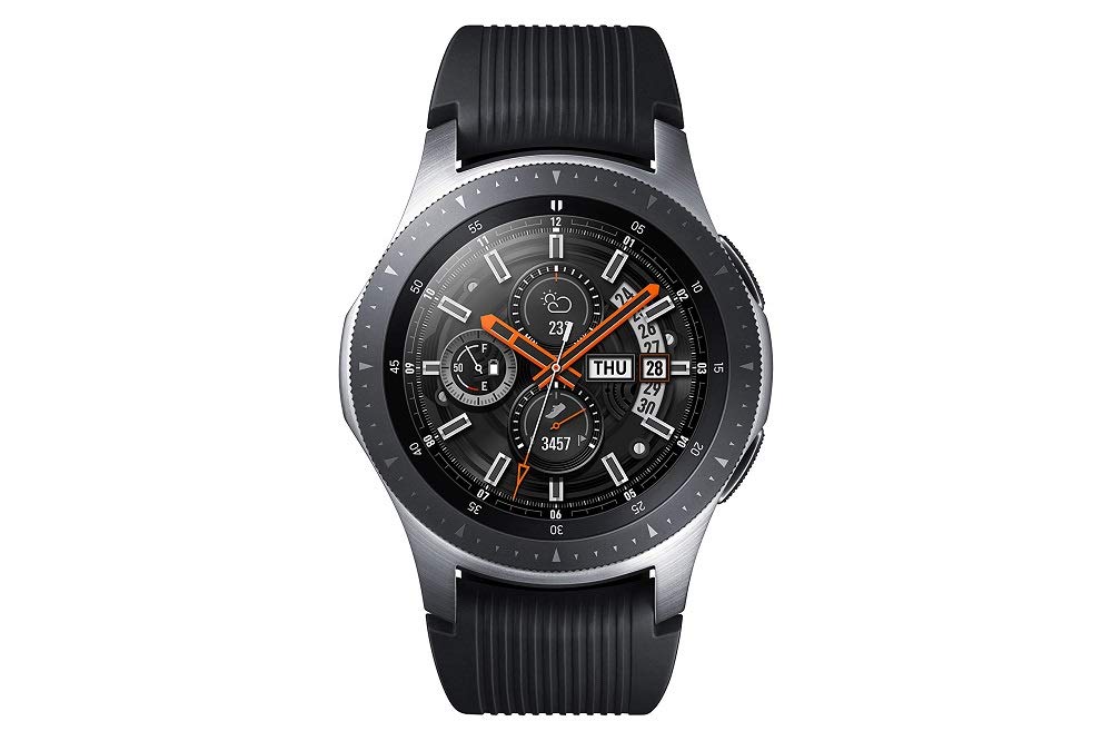 Samsung SM-R800NZSADBT Galaxy Watch 46 mm (Bluetooth), Silber