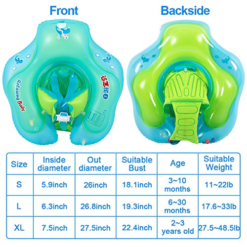 image for Dreamfun 【Upgrade】Baby Swimming Float Ring - Baby Spring Floats Sw