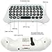 Whiteoak Xbox One S Chatpad Mini Gaming Keyboard Wireless Chat Message KeyPad with Audio/Headset Jack for Xbox One Elite & Slim Game Controller Gamepad – 2.4GHz Receiver Included -Whitethumb 3