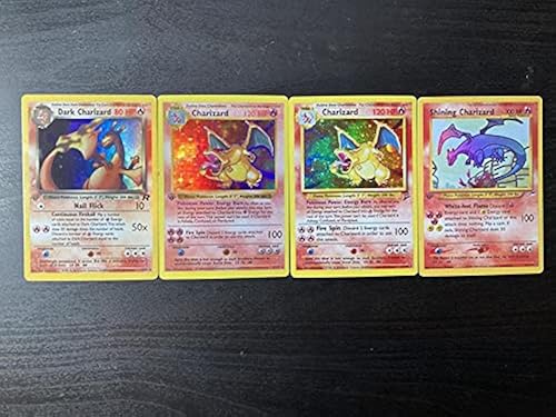 Holographic Shadowless, Base Set 2, Shining, Dark Charizard Set of 4 Custom  Made Pokemon Card Proxies in Kenya | Whizz Categories