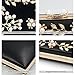 Milisente Women Clutches Pearls Evening Bag Clutch Purse Bags (Black)