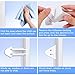 Magnetic Cabinet Locks Child Safety Baby Proofing Lock for Cabinet Cupboard Drawer Sliding Window Door Locks (4 Packs Sliding Door Locks)