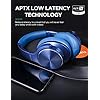 Wireless-Noise-Cancelling-Headphones-Bluetooth-50-Mixcder-E9-PRO-Foldable-Over-Ear-Headset-with-Microphone-Quick-Charge-aptX-LL-35-Hours-Playtime-Blue Mixcder Wireless Noise Cancelling Headphones Bluetooth 5.0, E9 PRO Foldable Over Ear Headset with Microphone, Quick…