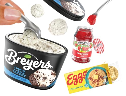 MGA's Miniverse Real Brands, 2-Pack, Mini Collectibles - Mystery Blind Packaging, Food Brands, Replica Food, NOT Edible, Collectors, Gift, 8+