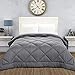 Utopia Bedding King Comforter Set Grey, Comforters King Size 3 Pieces Bedding Comforters Sets, Down Alternative Soft Bed Set, 1 Comforter (90 x 102 inches) 2 Pillow Shams (20 x 36 inches)