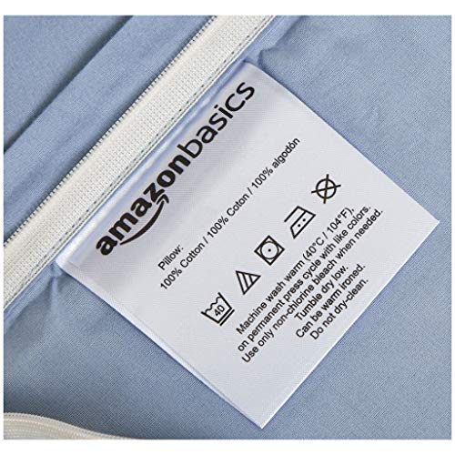image for AmazonBasics Ultra-Soft Body Pillow Cover Pillowcase, Breathable, Easy