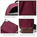 VASCHY Unisex Classic Lightweight Water-resistant Campus School Backpack for Women Travel BackPack Burgundy Fits 15.6Inch Laptop