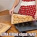 Mama's Great Heavy Duty Unbleached Parchment Paper Sheets (100 Pre-Cut, 12x16 Inches) for Half Sheet Pans. Double-Sided Silicone Coated Baking Paper. Great Cookie Sheet Liner.