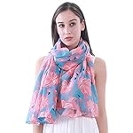 Lina & Lily Flamingo Print Women's Lightweight Scarf Lina & Lily Flamingo Print Women's Lightweight Scarf