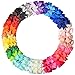 Imanom 40Pcs 3'' Baby Hair Bows Pinwheel Boutique Bow Clips for Girls Kids Teens Toddlers Kids Barrettes Ponytail Holder Hair Accessories