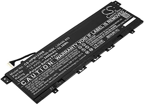 Battery Replacment for hp Envy 13-ah0003na Envy 13-AH0008TU Envy 13-AH0009TU Envy 13-AH0015TX Envy 13-ah0025TX Envy 13-AH0011TX HSTNN-IB8K KC04XL L08496-855 L08544-1C1 TPN-W133 TPN-W136