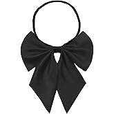 Gsyziux Pre-tied Bow Tie for Women, Floppy Womens Bowtie Female Adjustable Ladies Bowties for Graduation Dress School Uniform