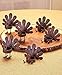 Set of 6 Turkey Tea Light Candleholders