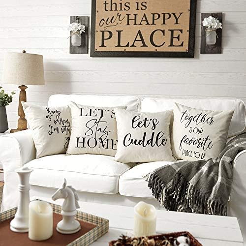 Farmhouse linen pillow covers included, worth $7.99.