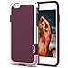 iPhone 6 Case,iPhone 6s Case,by AILUN,Soft TPU Bumper& Solid PC Frame,Slip-Proof Back,Shock-Absorption&Anti-Scratches,Fingerprints&Oil Stains, Protective Back Cover [Purple]