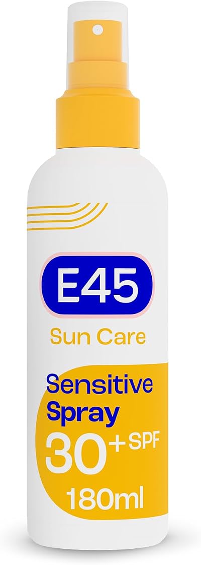 E45 Sunscreen Spray SPF 30 Sensitive Skin Hydrating 180 ml