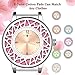 Christmas Gifts for Women, Essential Oil Bracelets Women Watch, Leather Band Aromathery Diffuser Bracelet Women Wrist Watch with 8pcs Washable Pads Gifts for Mom