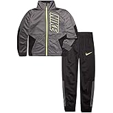 Nike Kids Baby Boy's Color Block Full Zip Hoodie and Jogger Pants Two-Piece Track Set (Toddler)